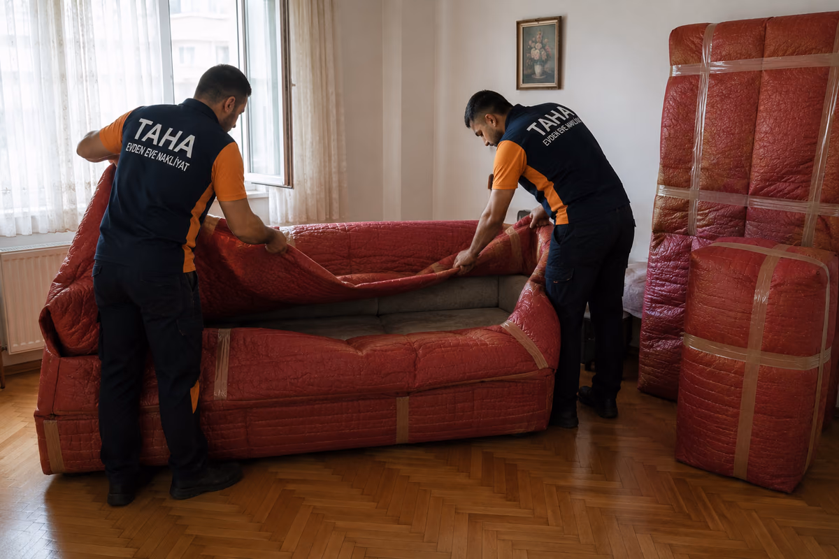 Profesyonel eşya paketleme hizmeti, koltuk ambalajlama